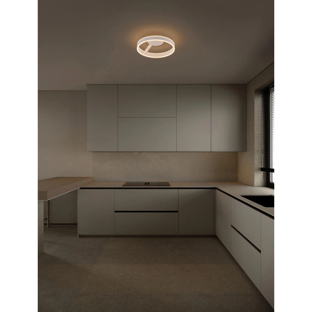 Deckenlampe Bianco weiß Ø 40cm Lyora 5212017473820