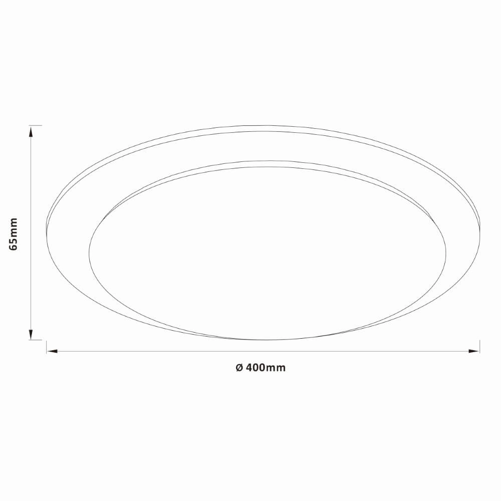 Deckenleuchte Vittoria Ø 40cm Brilliant 4004353426513