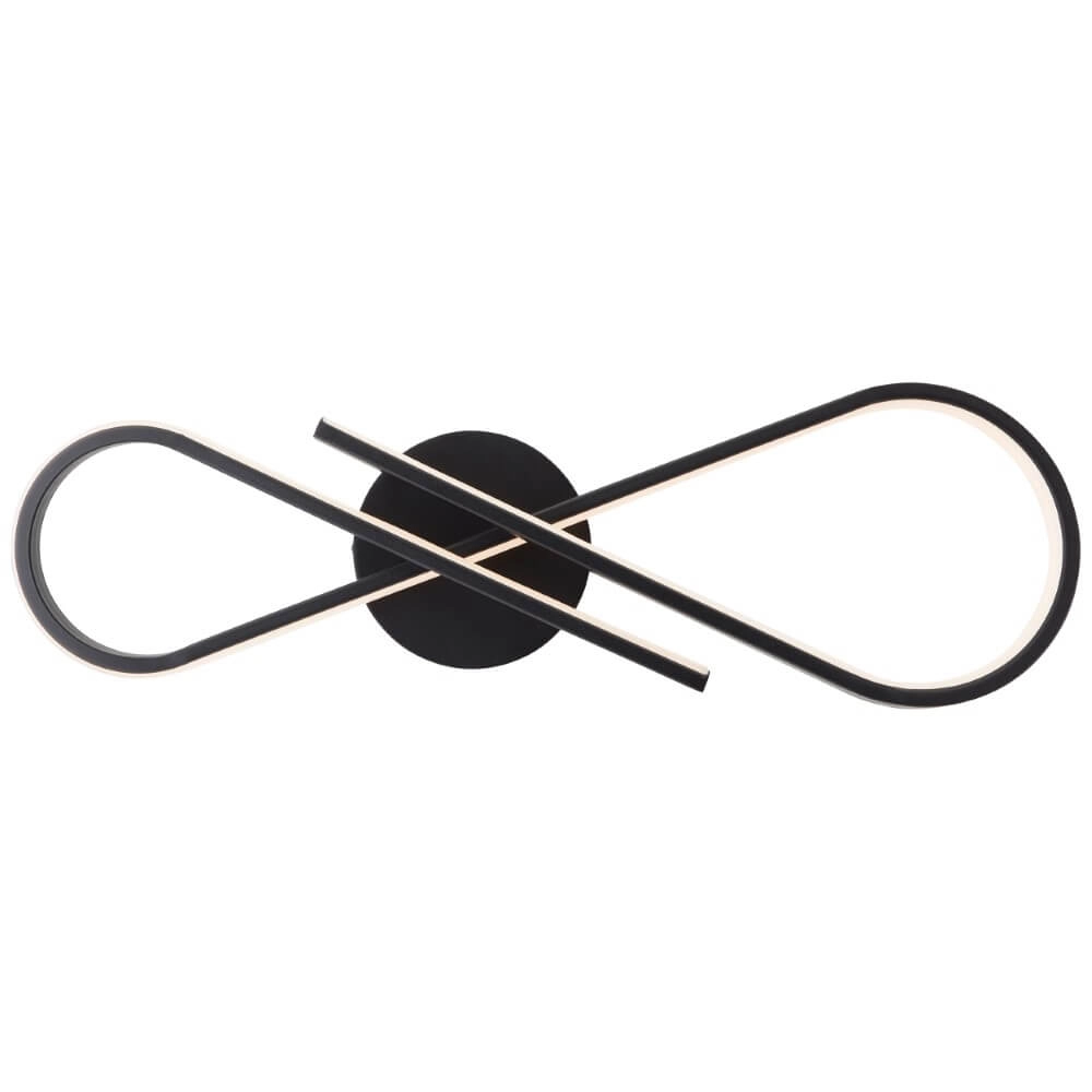 Schwarze Deckenleuchte Hinton Schwarz Brilliant 4004353442100