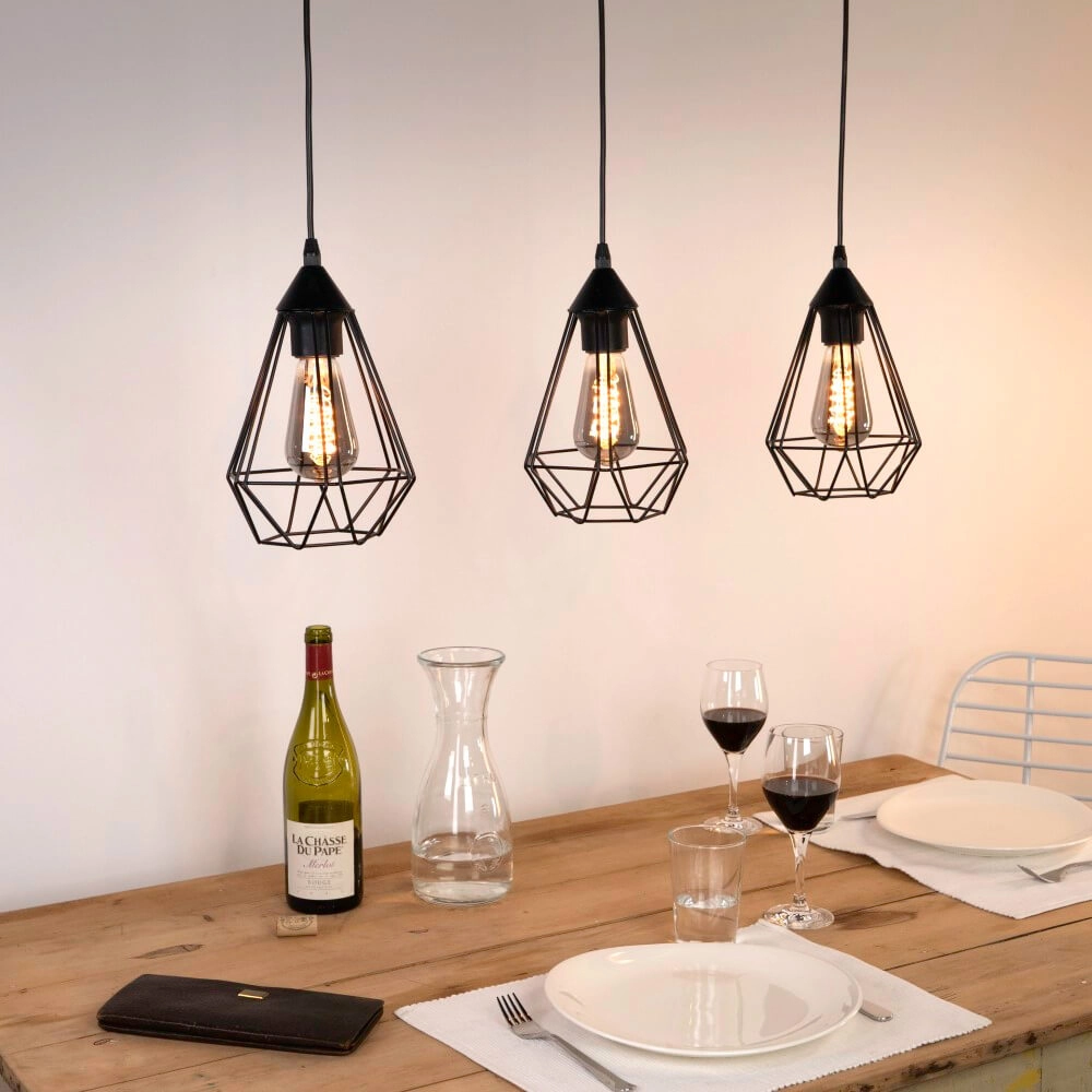 Pendelleuchte Tarbes 3 Lichtschwarz Eglo 9002759941895