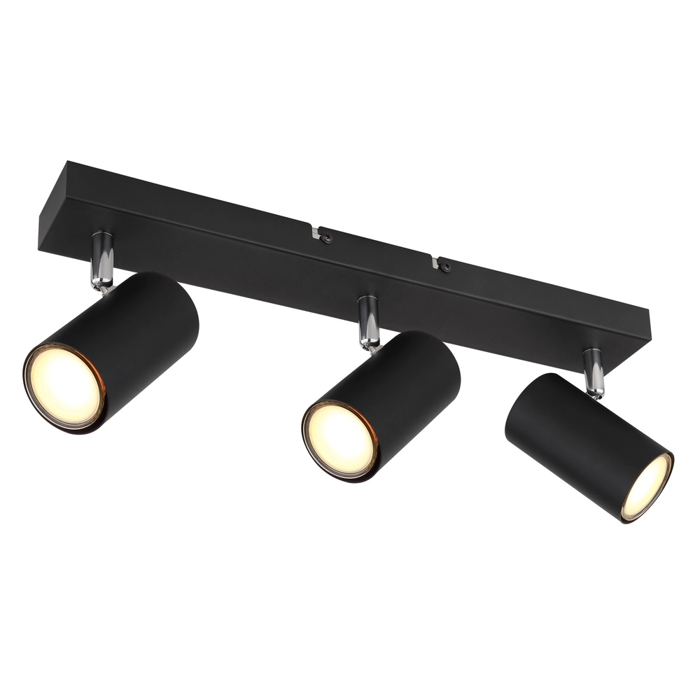 Deckenlampe 3-Leuchten Robby Schwarz
