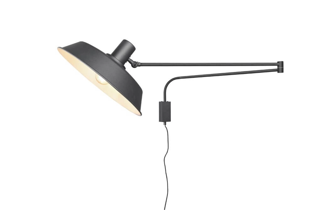 Wandlampe Bolder Mattschwarz Trio 4017807462982
