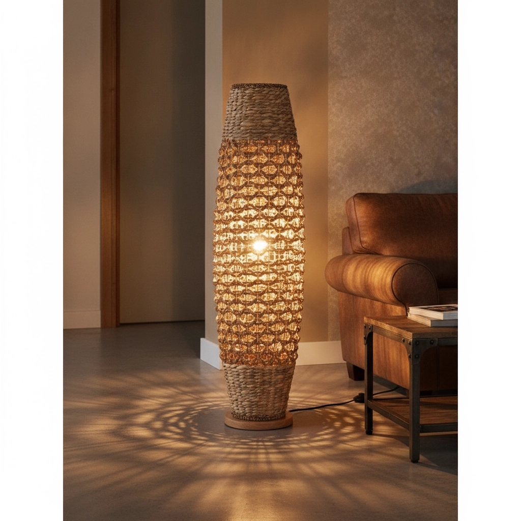 Stehlampe Anada braun Ø 33cm