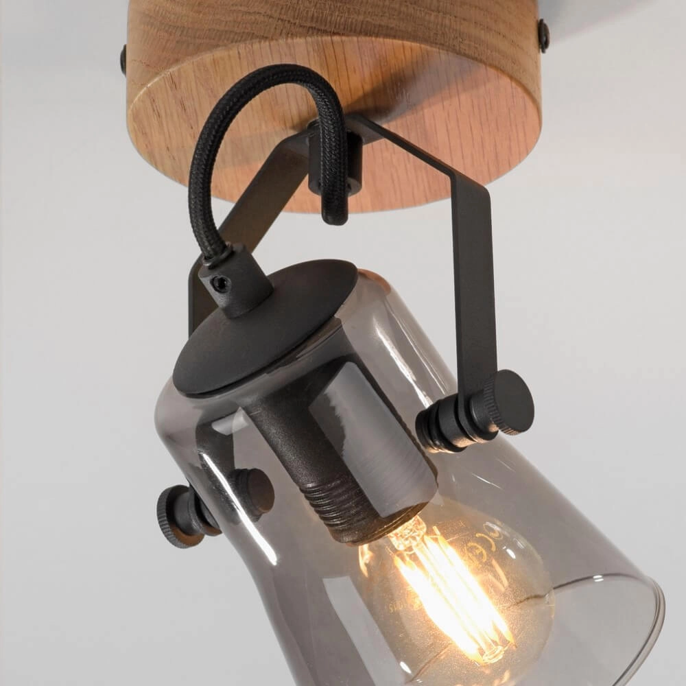 Wandleuchte Green Langstrom Holz Just Light 4043689994860
