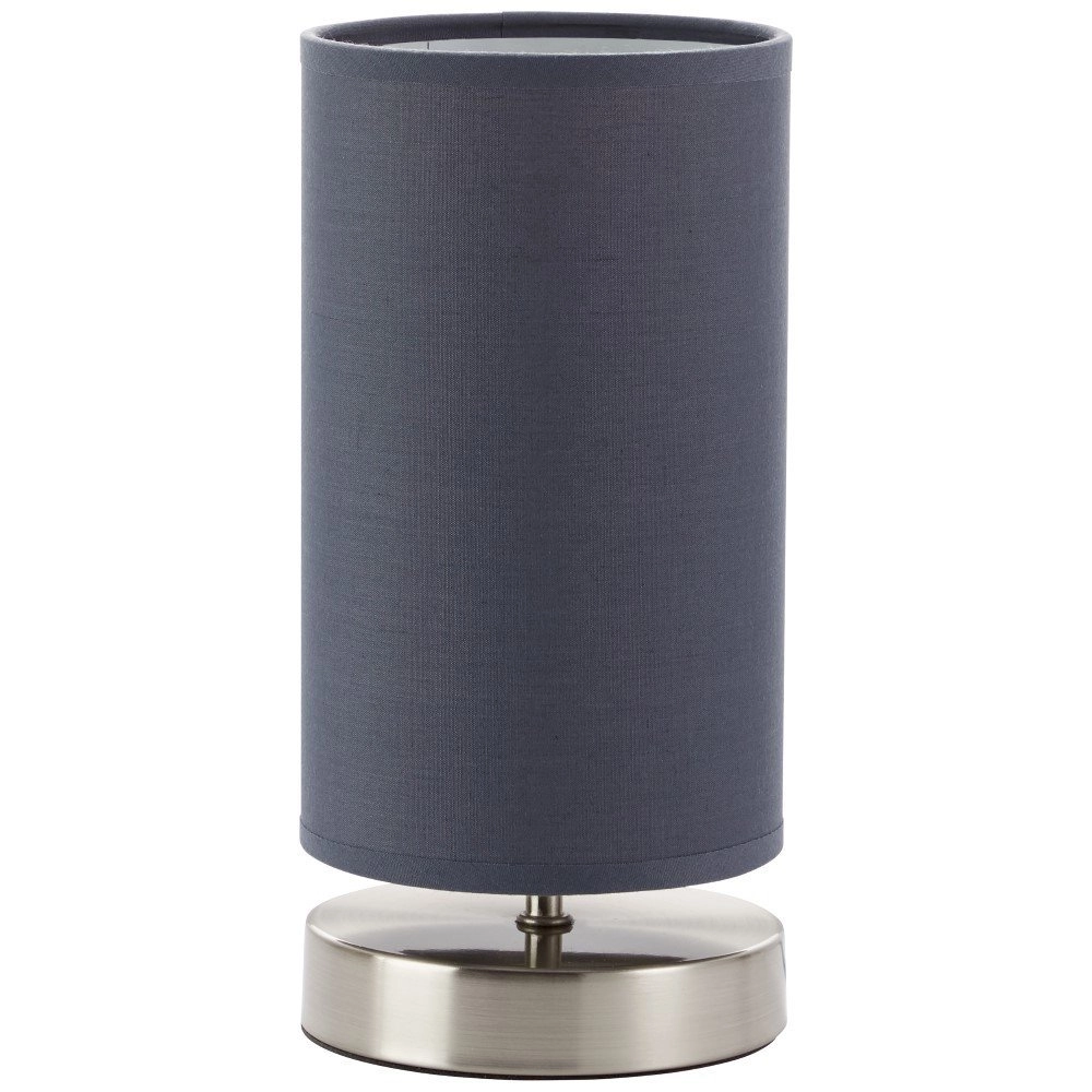 Graue Nachttischlampe Clarie Brilliant 4004353175213