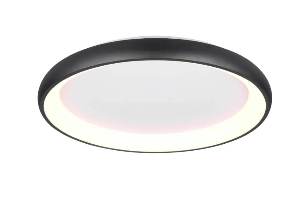LED-Deckenleuchte Cardona schwarz - Ø 75cm Trio 4017807613940