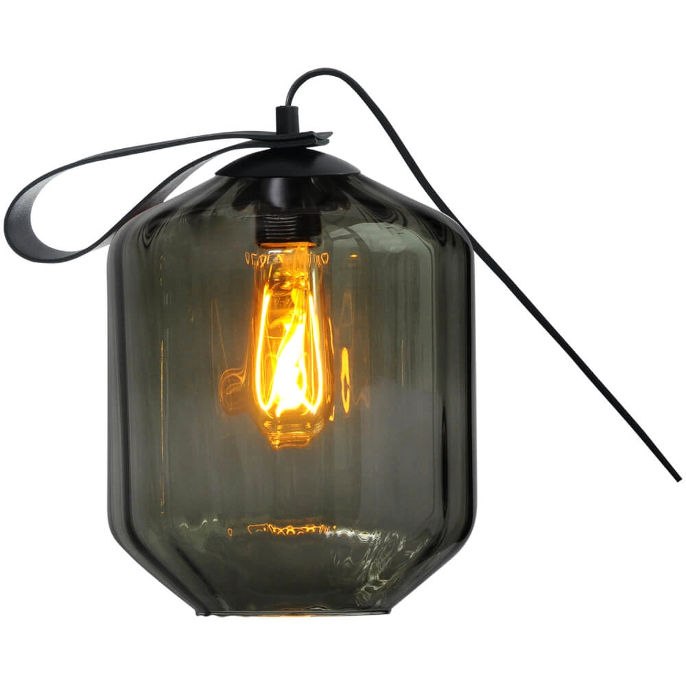 Tischlampe Porto Tragen Sie es mit grünem Jagger-Glas