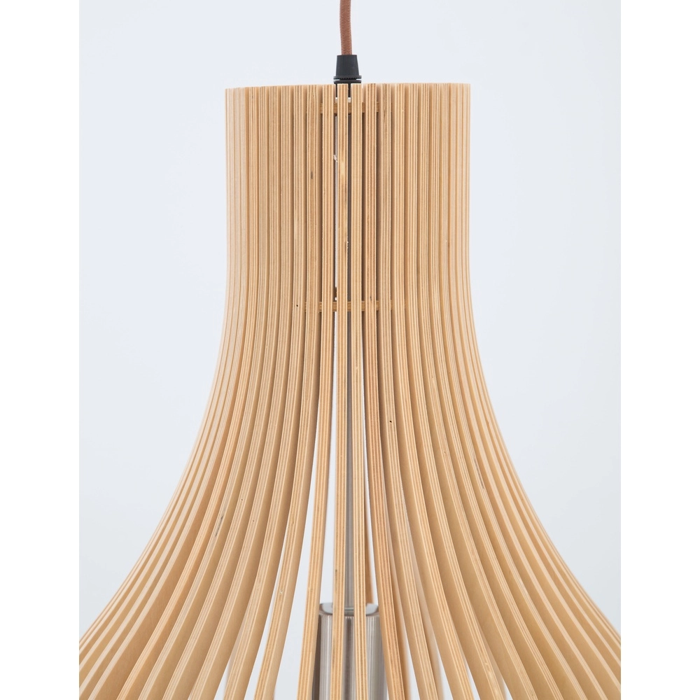 Moderne Pendelleuchte Soho Holz Ø 38cm Lyora 5212017424938