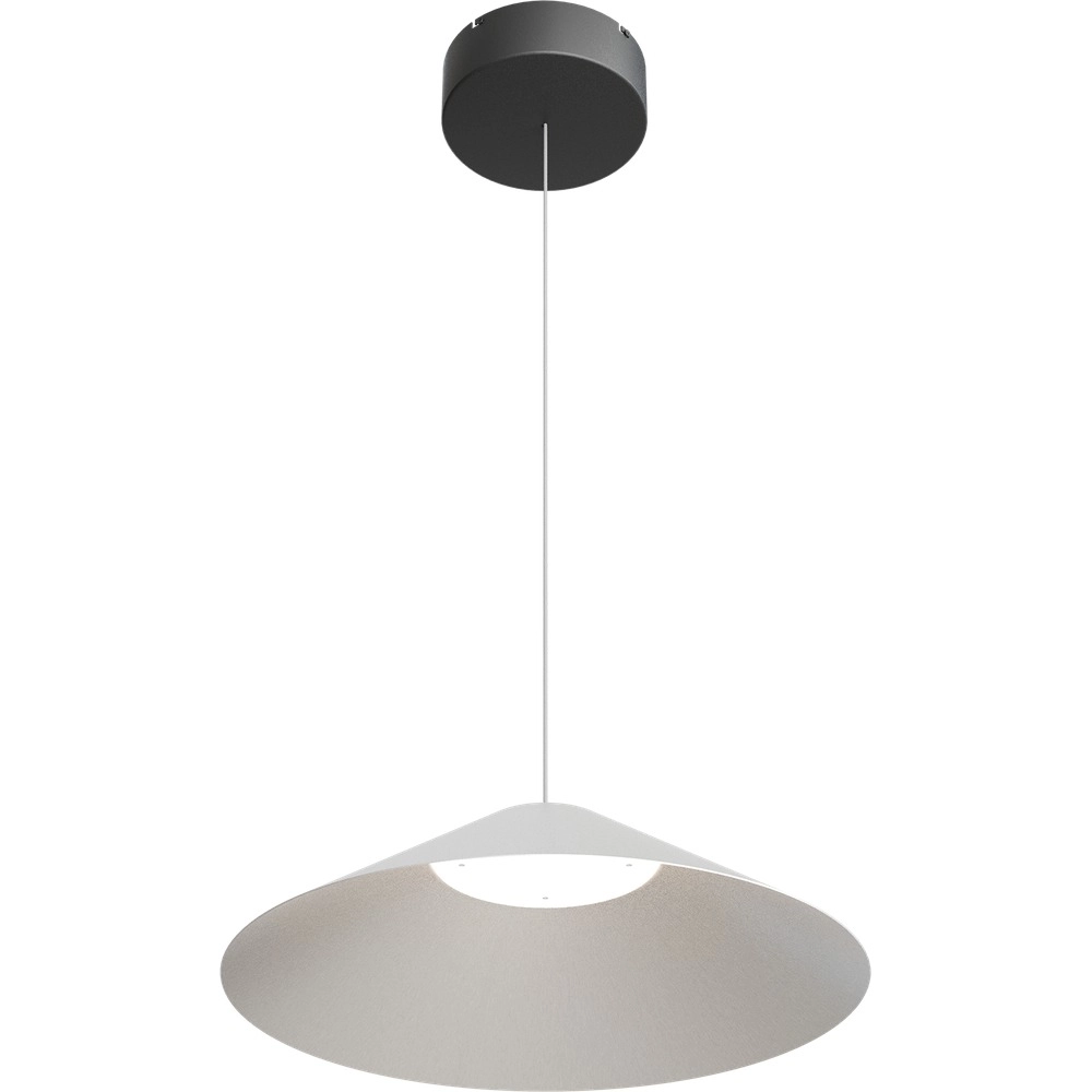 Design-Pendellampe Ceppo schwarz mit Nickel Ø 45 cm