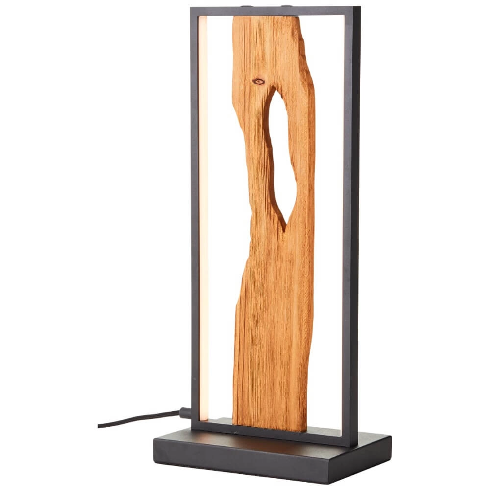 LED-Tischlampe Chaumont mit Holz Brilliant 4004353411793