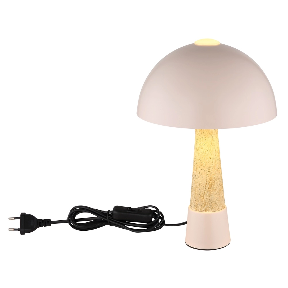 Einzigartige Tischlampe Paulin Champagner Globo 9007371578696