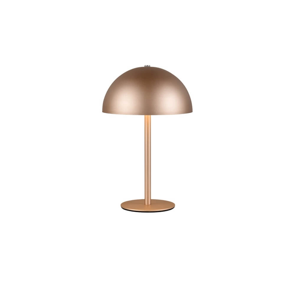 Tischlampe Munoz kaffeebraun Ø 13cm Trio 4017807642537