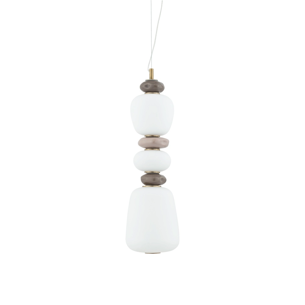 Pendellampe Ceramic Led Keramik und Glas Ø 17 cm Lyora 5903139117012