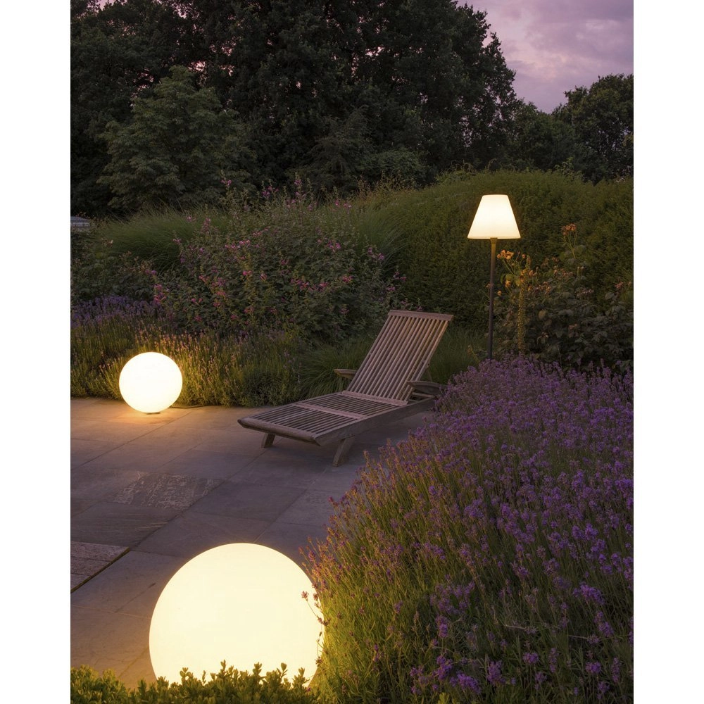 Gartenleuchte Rotoball Floor 50 für draußen SLV 4024163134606