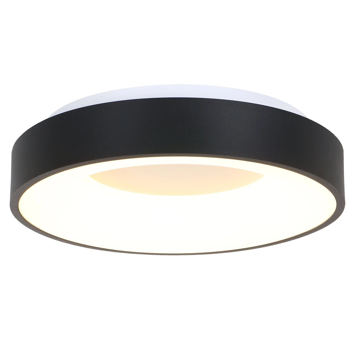 Deckenleuchte Ringlede Ø 48 cm schwarz