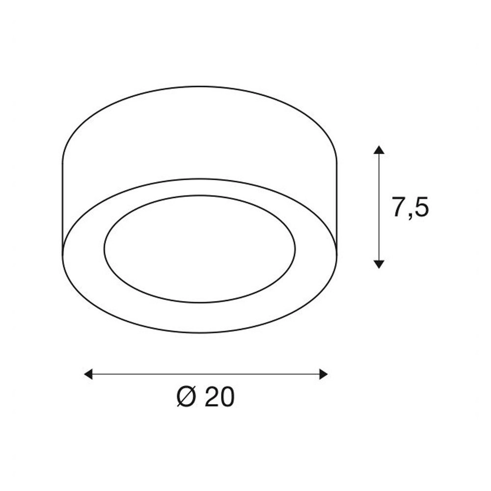 Deckenleuchte Fera 25 Ø 20cm SLV 4024163231596