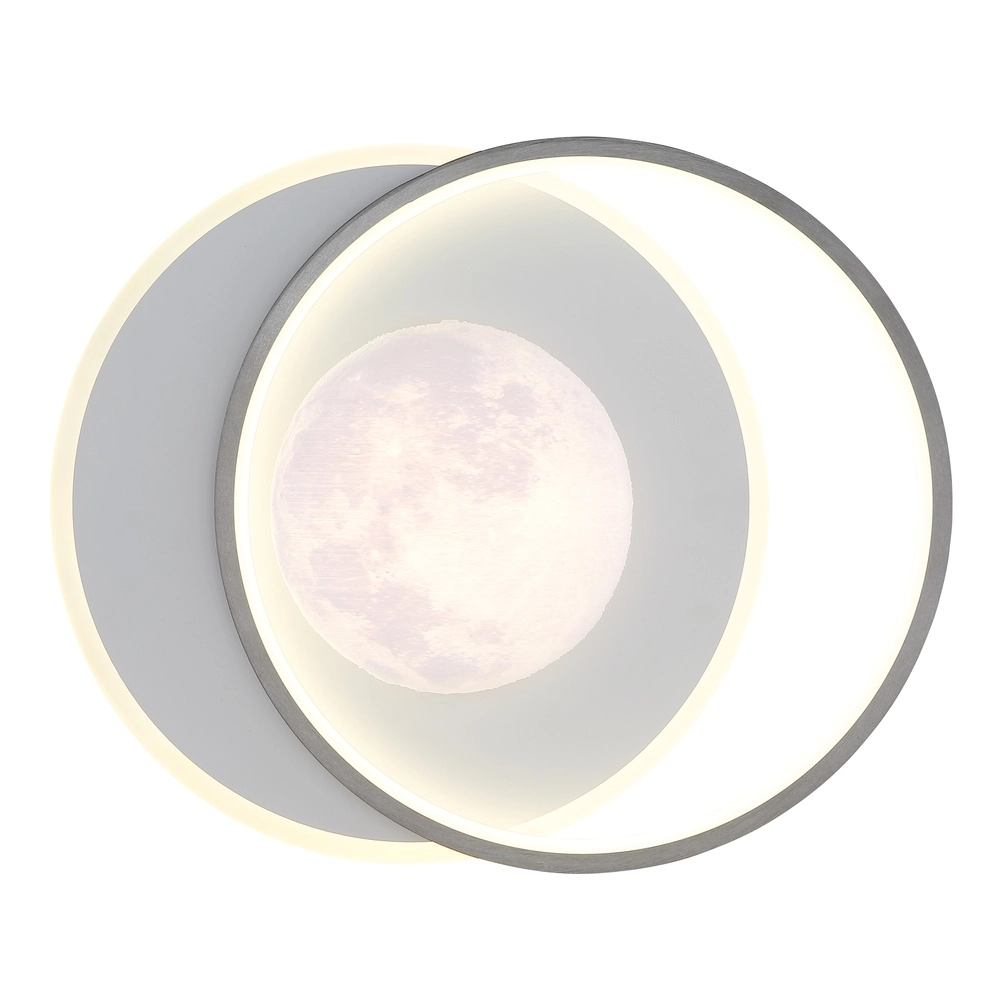 Design-Deckenlampe Moon Schwarz-Weiß Globo 9007371575749