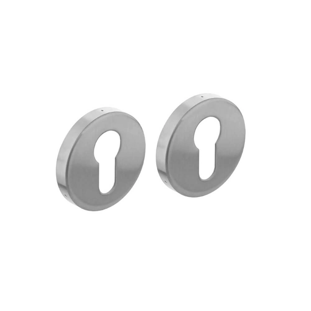 Set mit 2 Zylinder-Rosetten Tira Edelstahl Intersteel 8714186584873