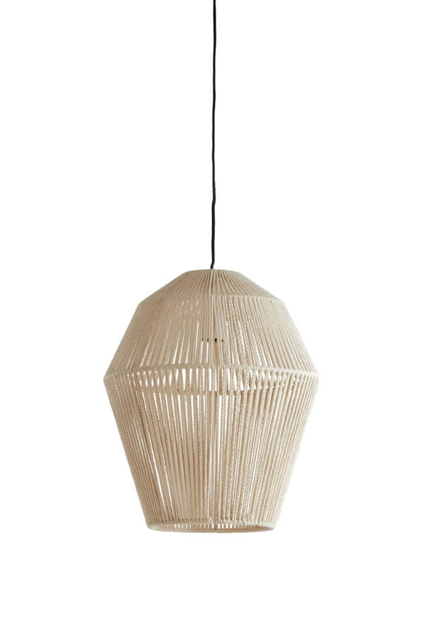 Skandinavische Pendelleuchte Deya creme Ø38cm Light & Living 8717807744953