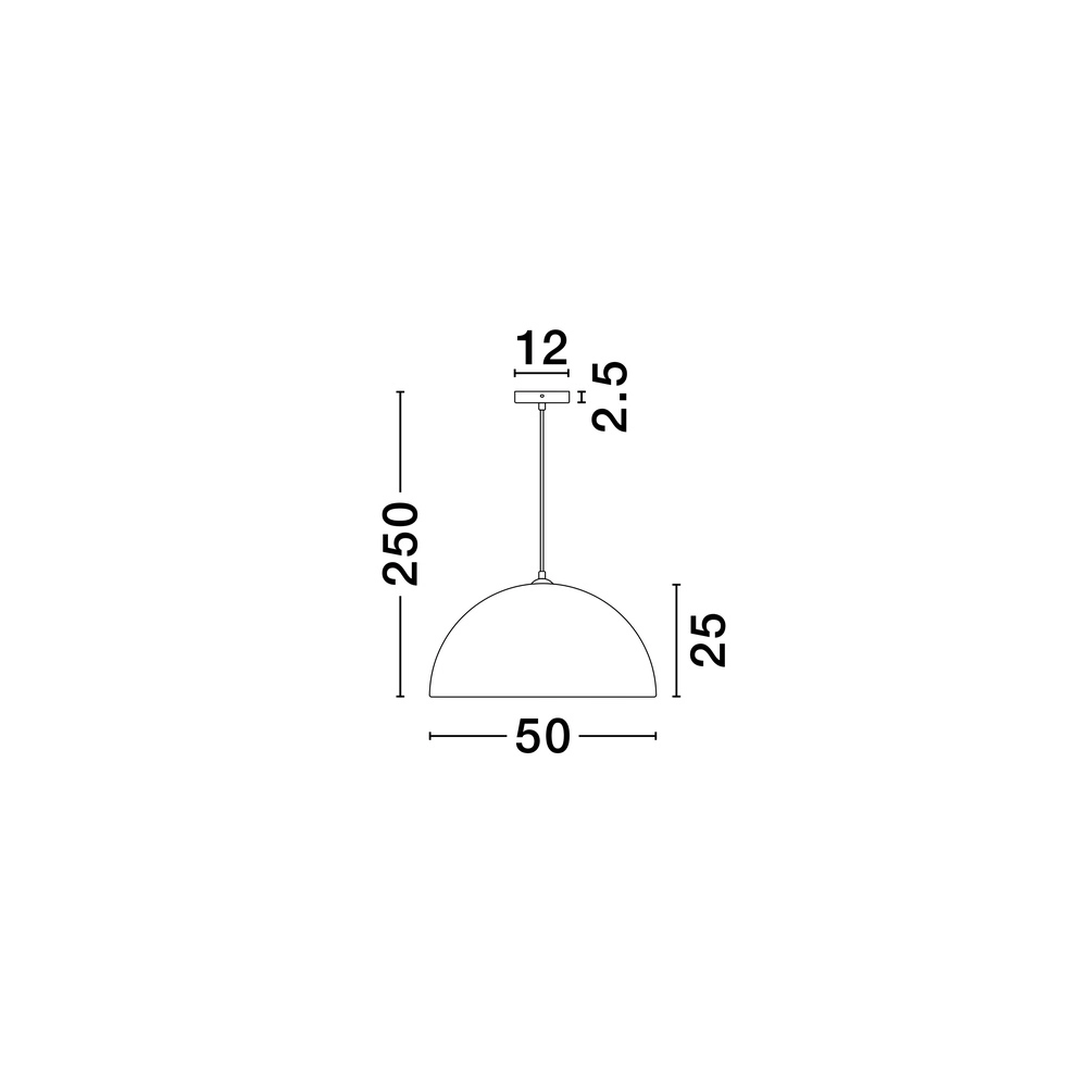 Pendelleuchte Starla weiß Ø 50cm Lyora 5212017460837