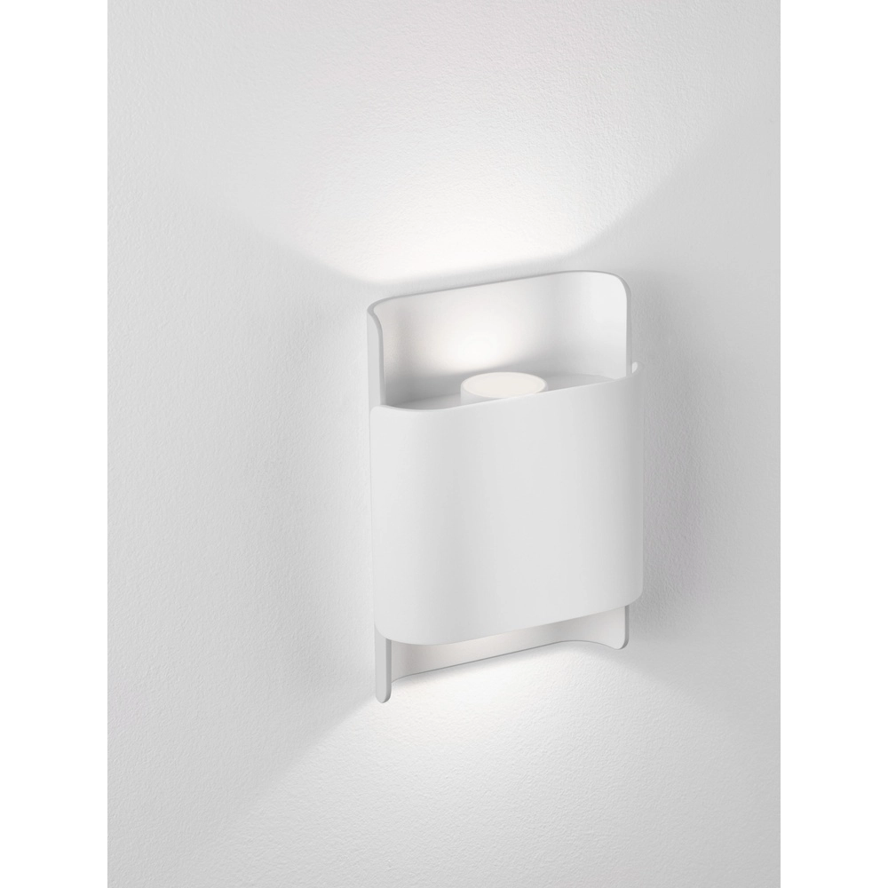 Weißer Aufbaustrahler Polly ca. 18cm Lyora 5212017465177