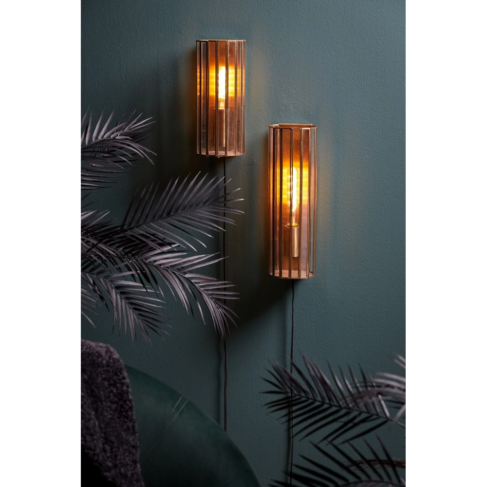 Industrie-Wandlampe StroBy Bronze 41 cm Light & Living 8717807262280