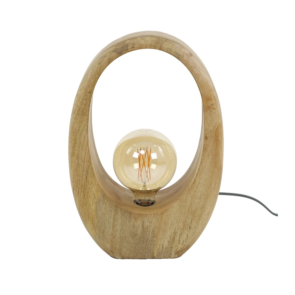 Mango-Holztischlampe Arch 1x E27 - 43cm Lyora 8716803511460