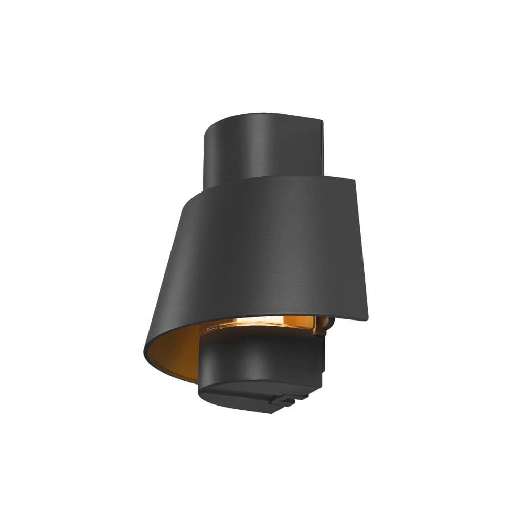Schwarze Wandlampe Photoni 1x E27 SLV 4024163280969