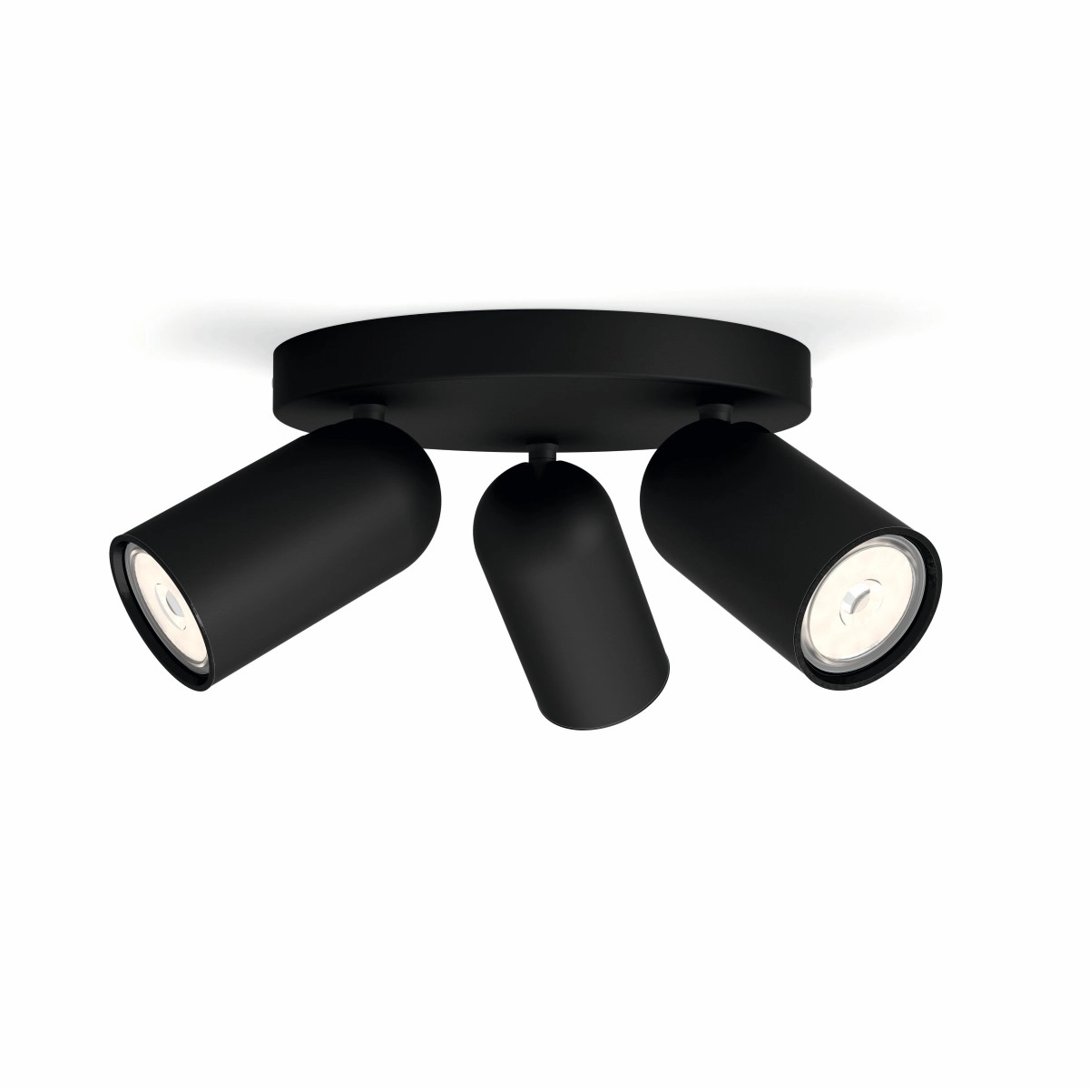 Strahler Pongee 3-Licht-Schwarz Philips 8718696164846