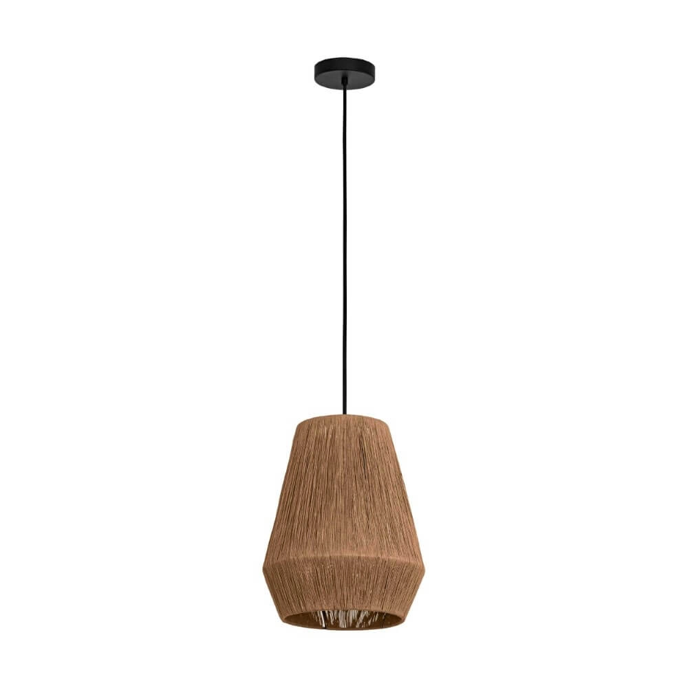 Hängelampe aus Rattan Alderney Ø 30cm Eglo 9002759437855