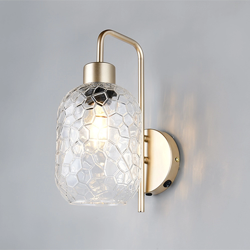 Wandlampe Emelie Gold mit Rauchglas Trio 4017807702583
