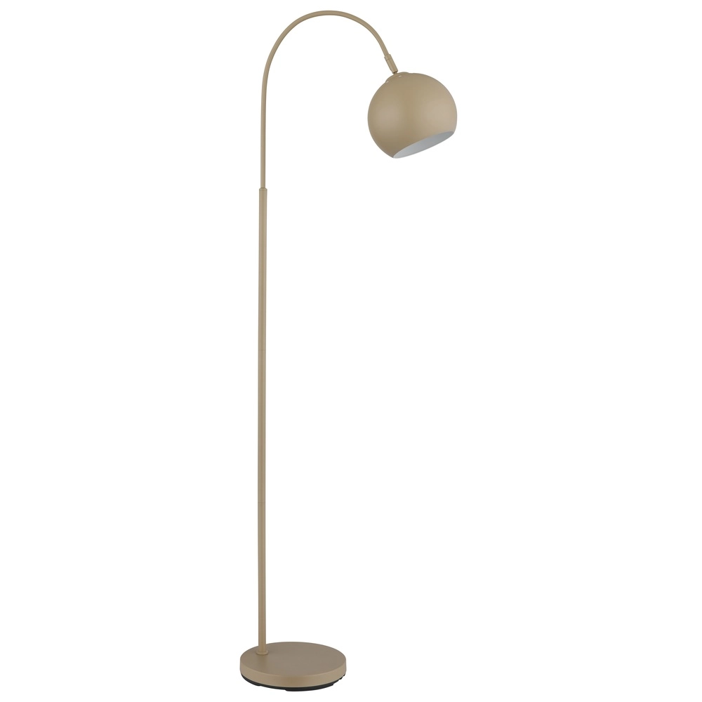 Moderne Stehleuchte Benno sandbraun Globo 9007371507566