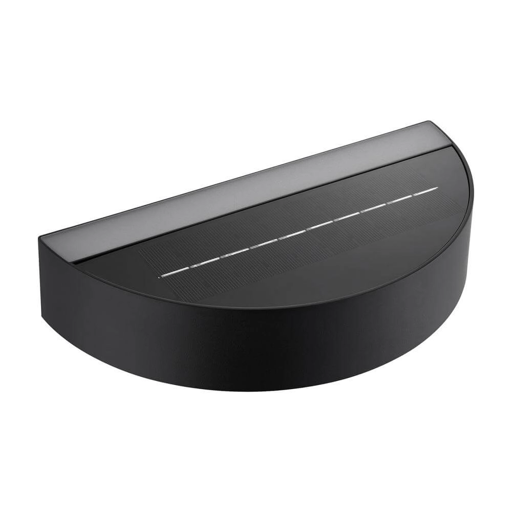 Solar-Wandleuchte Monay schwarz rund Nordlux 5704924023545