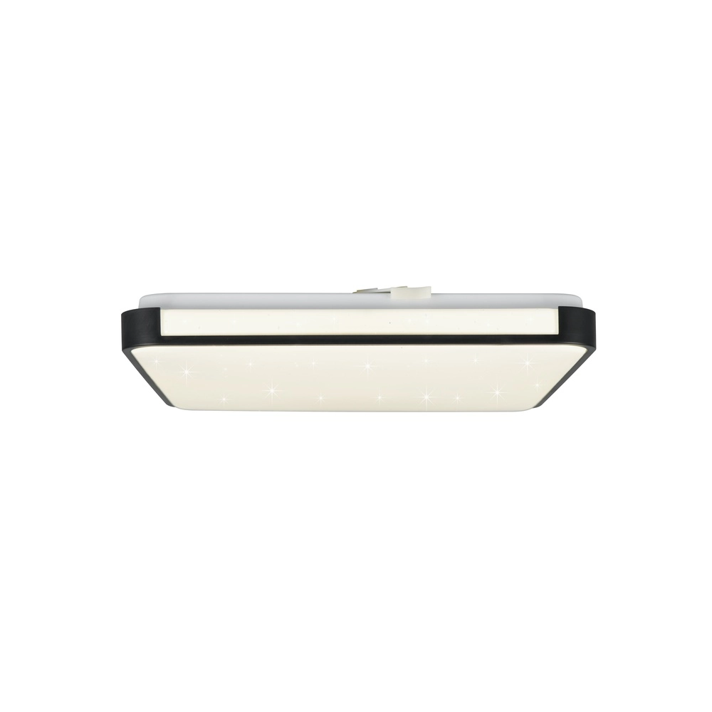 Deckenlampe Relus Square Black 27 x 27 cm Trio 4017807704716