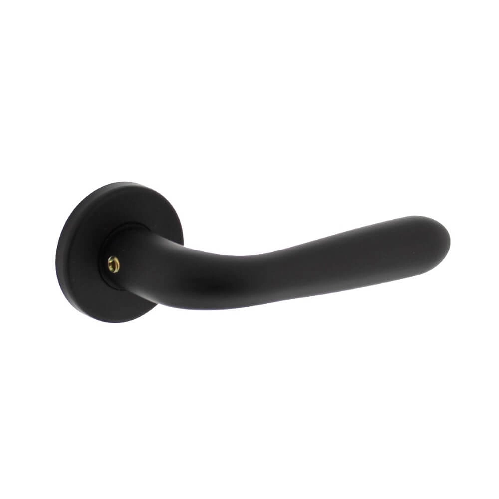 Türklinke Merredin aluminium schwarz Ø 5cm Intersteel 8714186505236