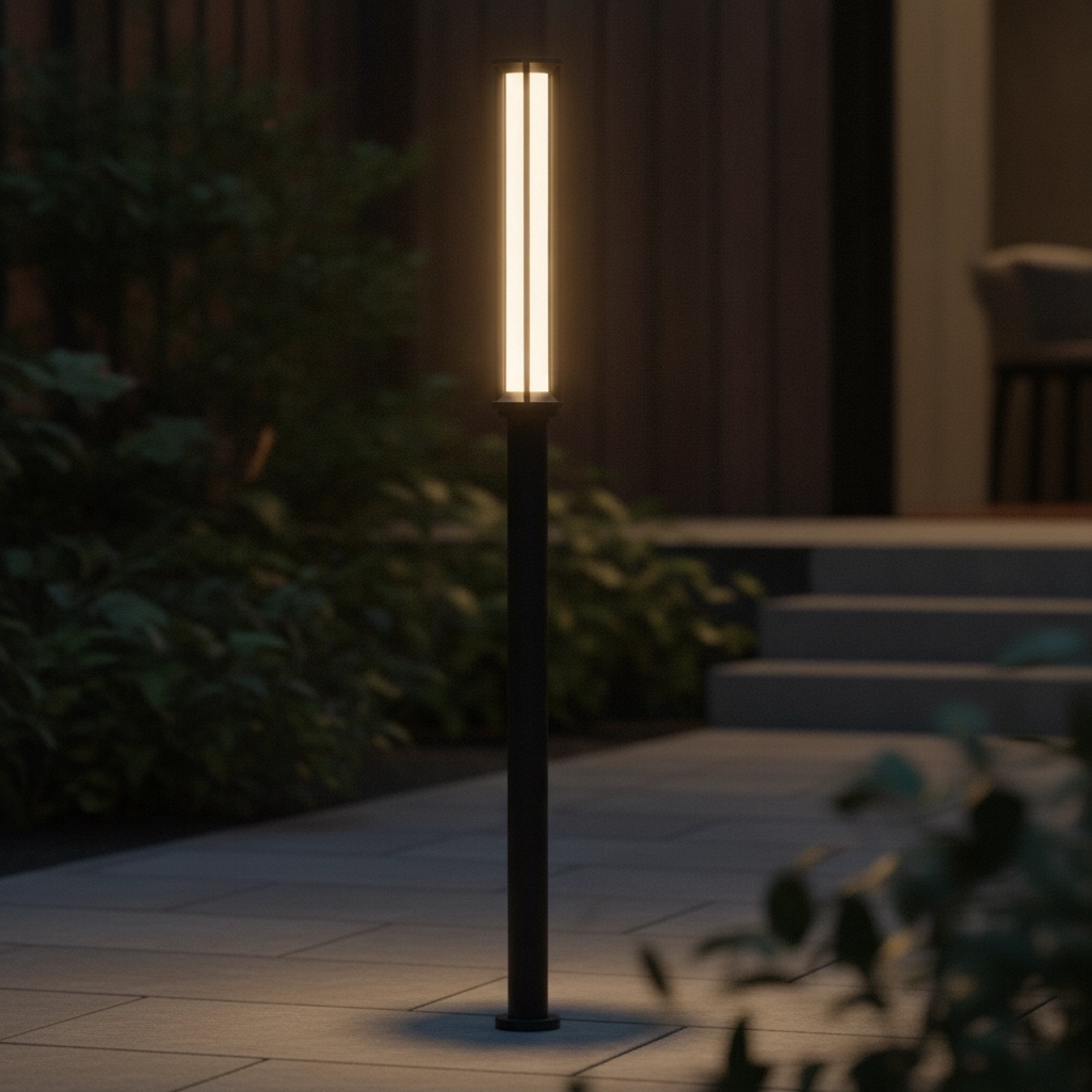 Design-Gartenleuchte Solstice rund