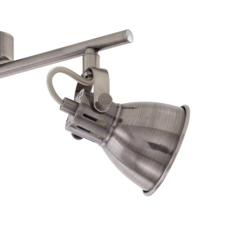 LED-Deckenspot Seras 2-Licht-Nickel mit Creme Eglo 9002759965532