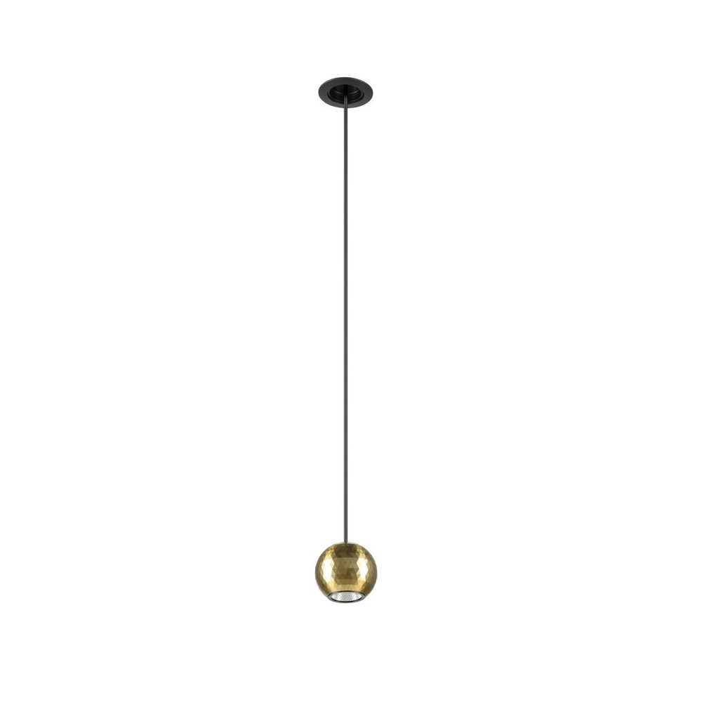 Einbau-Pendelleuchte Dysko schwarz mit gold SLV 4024163316651