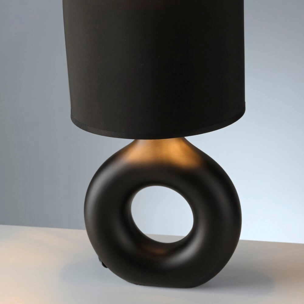 Tischlampe Carara Schwarz Just Light 4043689004842