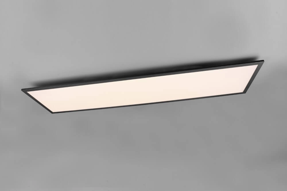 Deckenlampe Alpha 120 cm – 3000 K Schwarz