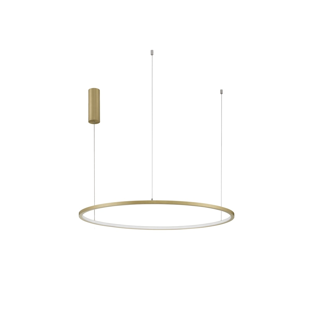 Runde Pendelleuchte Tarquin gold Ø 80cm Lyora 5212017438317