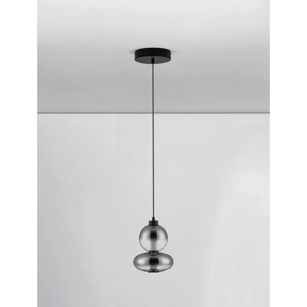 Pendelleuchte Bally Rauchglas 27,5cm Lyora 5212017449153