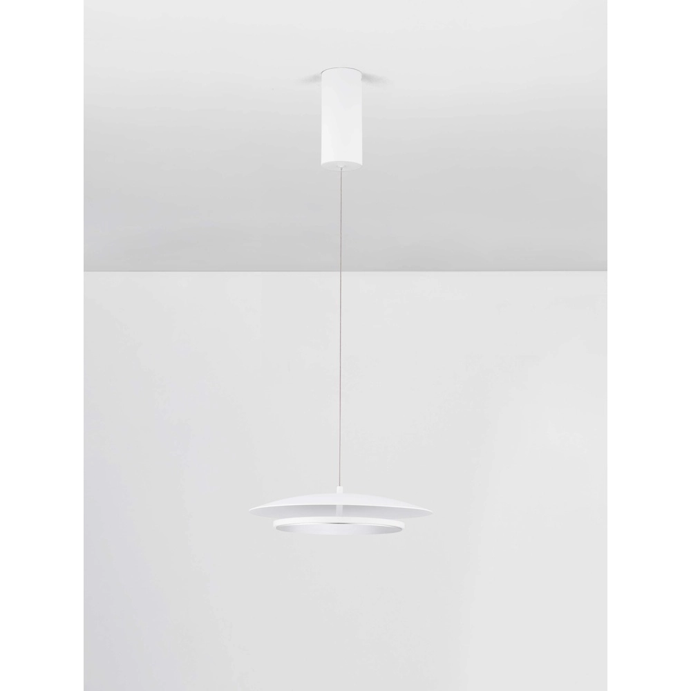 Design-Pendelleuchte Olos weiß Ø 35cm Lyora 5212017456991