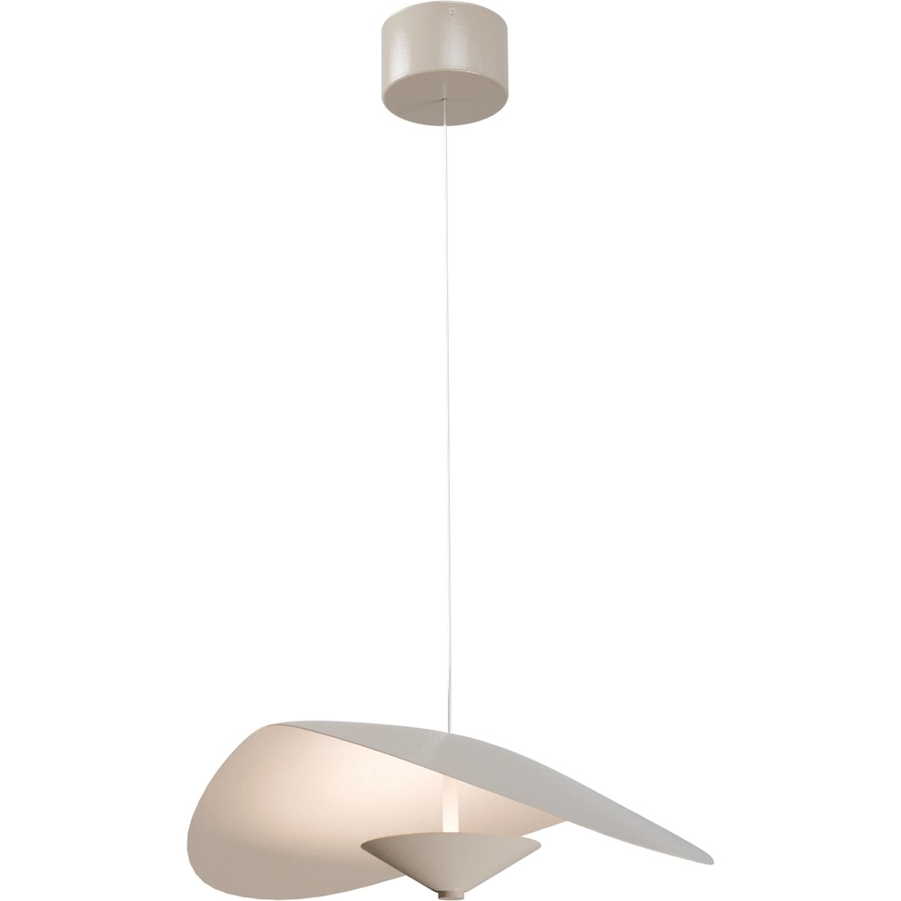 Dänische Pendellampe Lente Ø 45 cm – Sand – mit Umlenkrolle