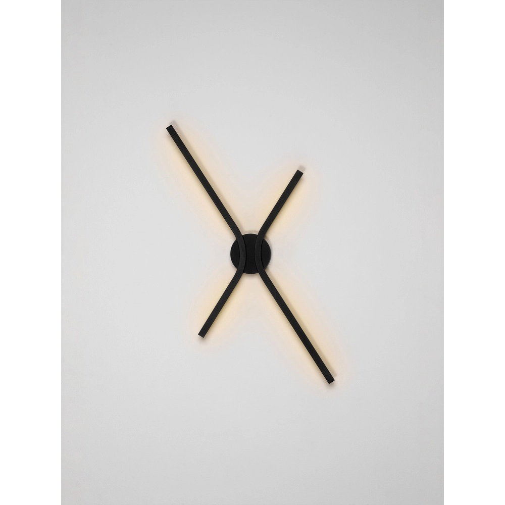 Design-Wandleuchte Akro schwarz Lyora 5212017461759