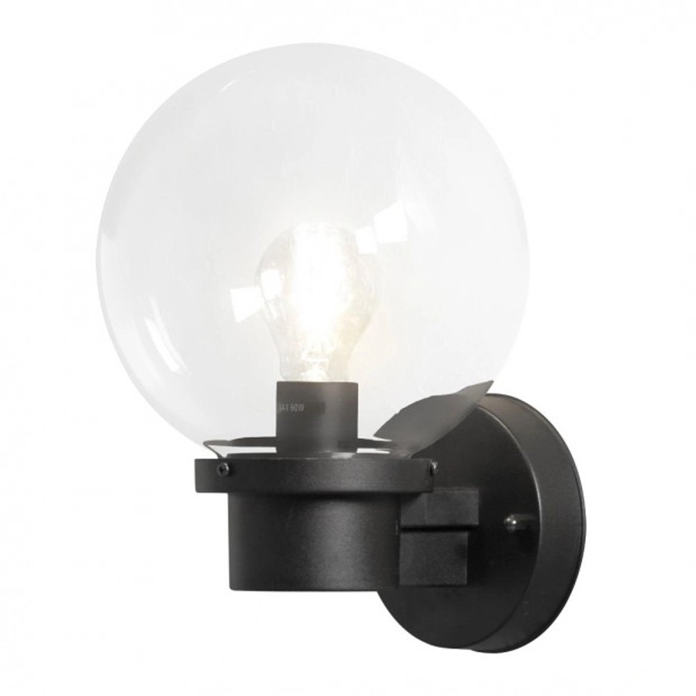 Globe Außenlampe Nemi schwarz