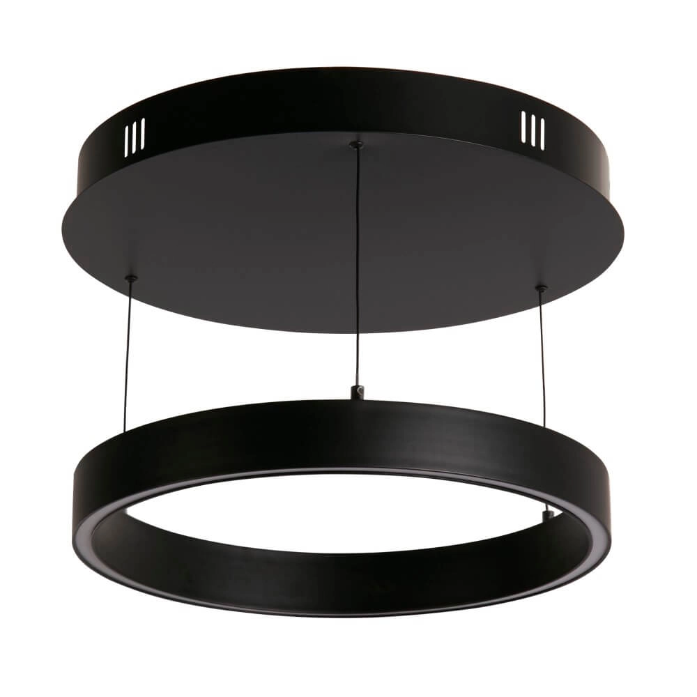 Runde Hängelampe Layla schwarz Ø 44cm Searchlight 5053423255712