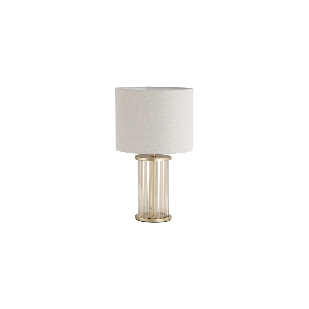 Tischlampe Swizzle Champagner mit Haube