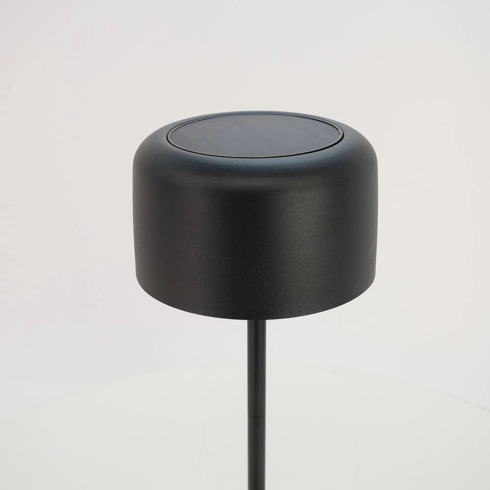 Schlanke Tischleuchte Roccanova Solar Black mit USB Eglo 9008606355037