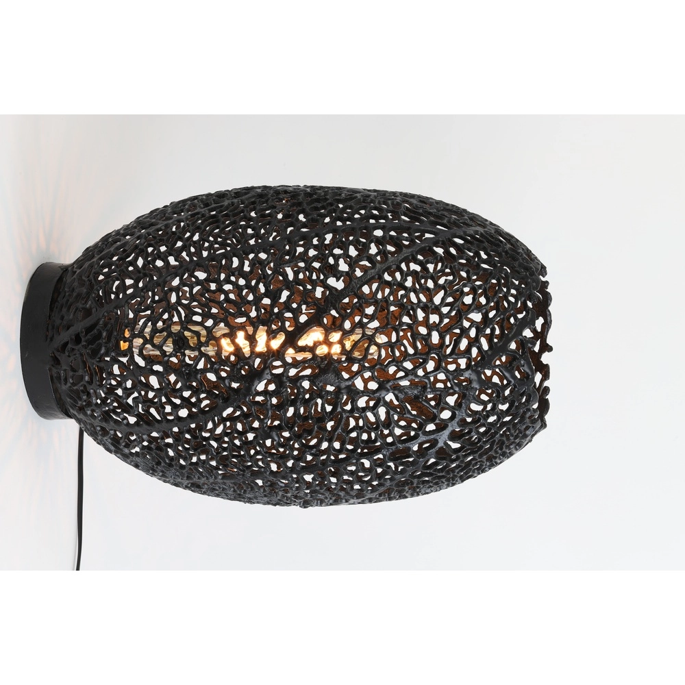 Design-Tischlampe Sinula Ø 33cm – schwarz Light & Living 8717807614515